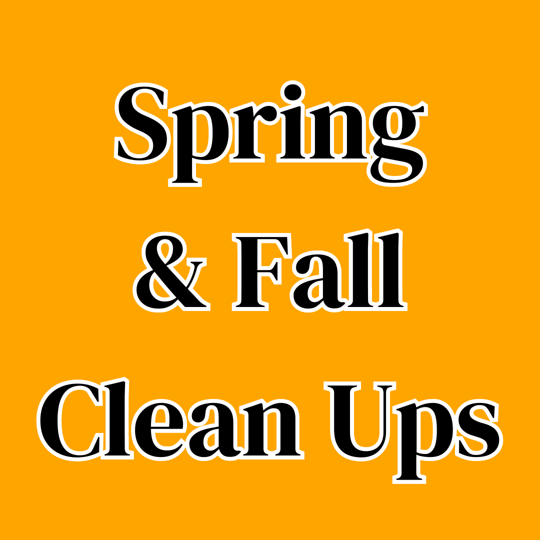 Spring and Fall Clean Ups